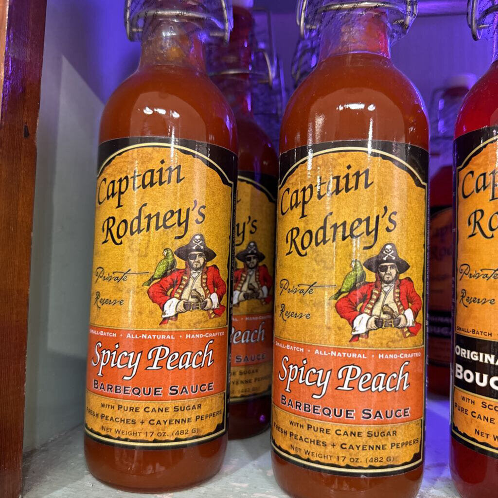 Captain Rodney's Spicy Peach BBQ Sauce