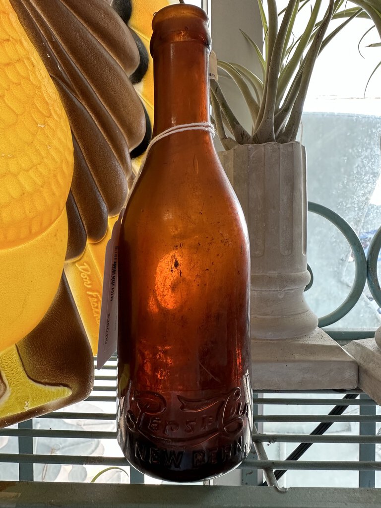 1900's New Bern amber Pepsi bottle