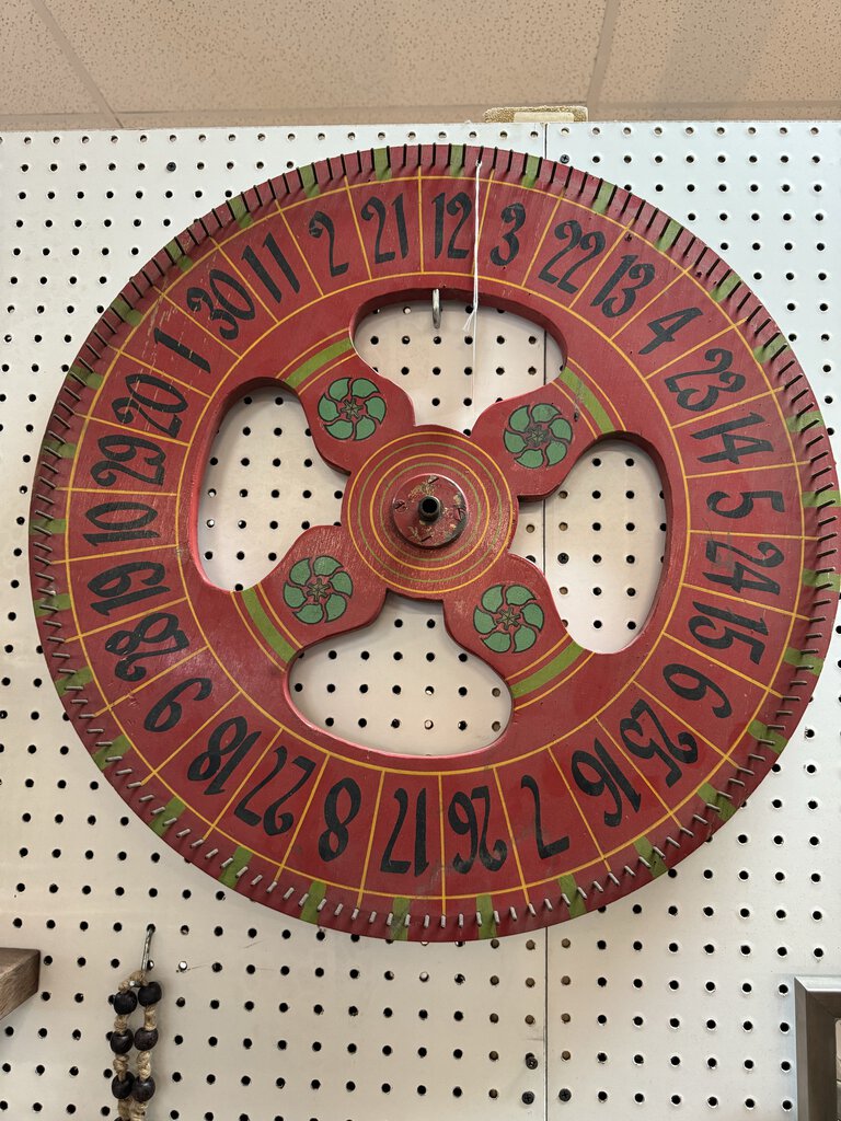 Vtg. Game/Carnival Wheel