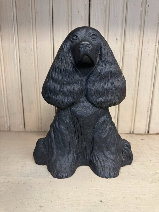 Vintage Cocker Spaniel Doorstop