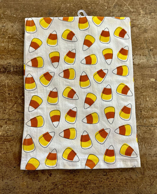 Candy Corn Dishtowel