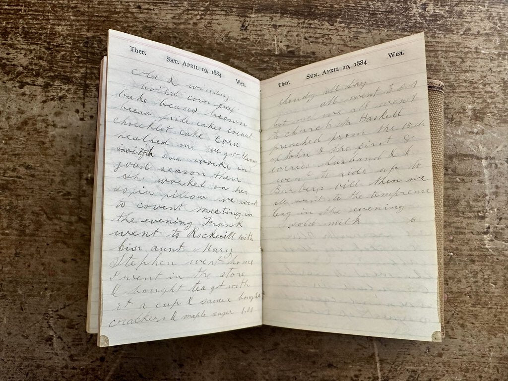 Diary From 1884