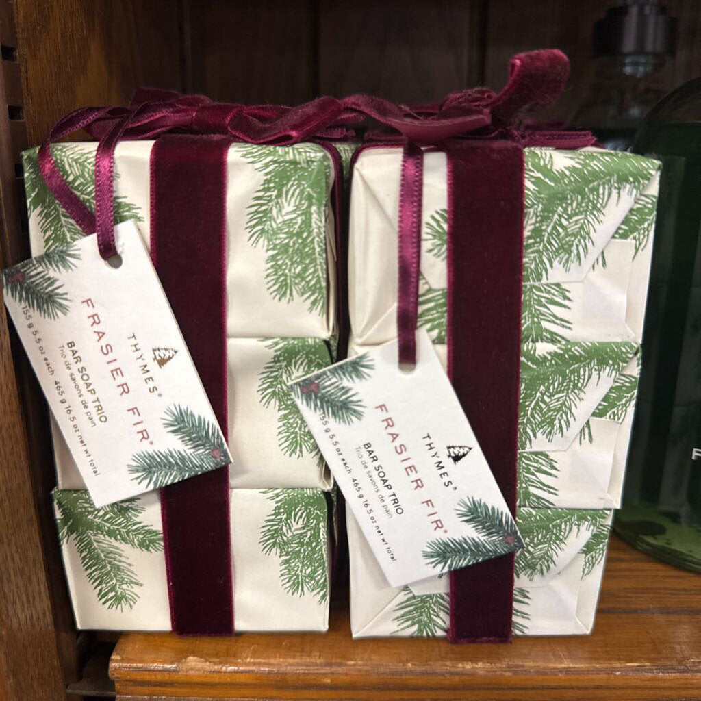 Frasier Fir Bar Soap Trio