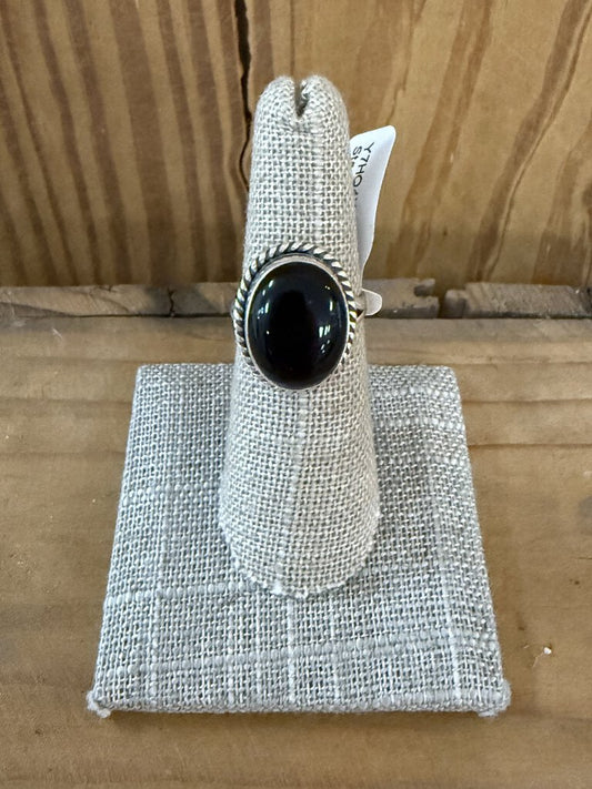 Sterling Black Onyx Ring