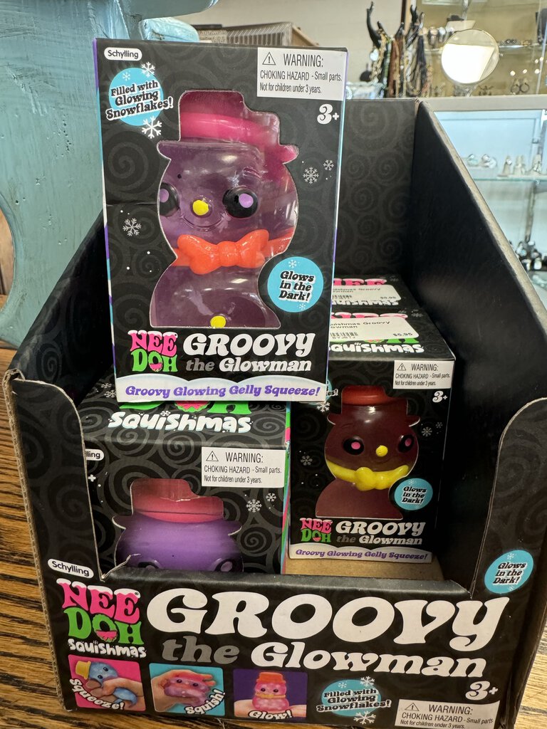 Squishmas Groovy Glowman