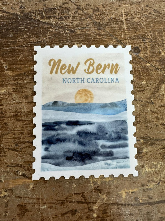 New Bern Stamp Sticker