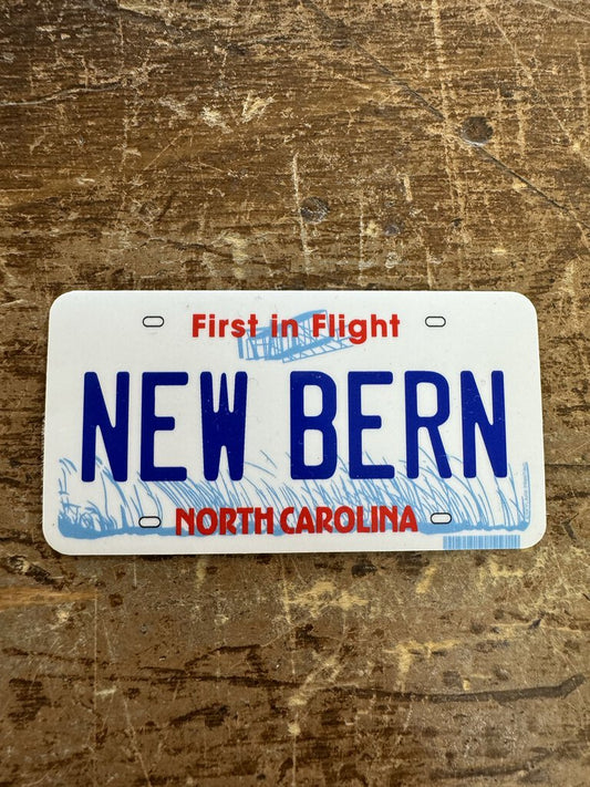 New Bern License Plate Sticker