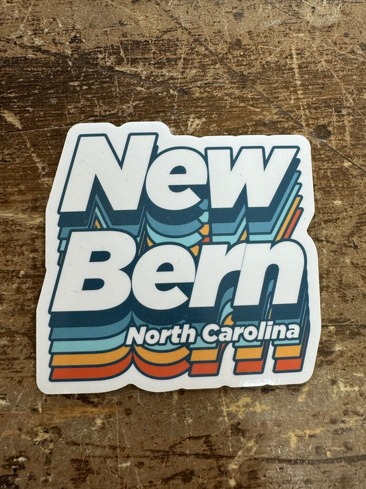 New Bern Retro Sticker