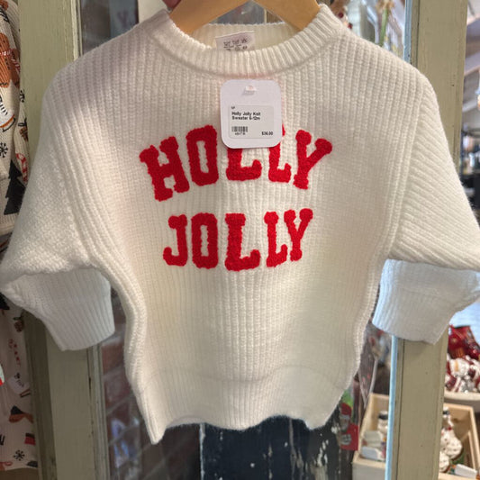 Holly Jolly Knit Sweater 6-12m