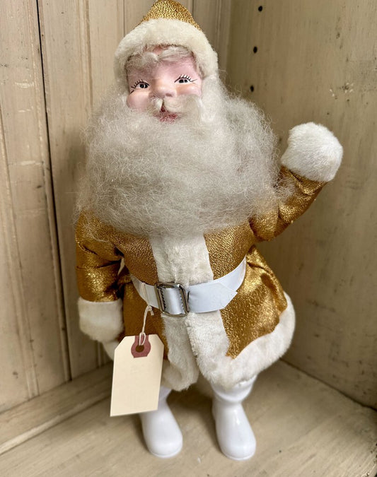 1960s Gold Lame Harold Gale Santa