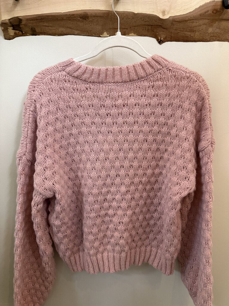 Knitted Floral Sweater