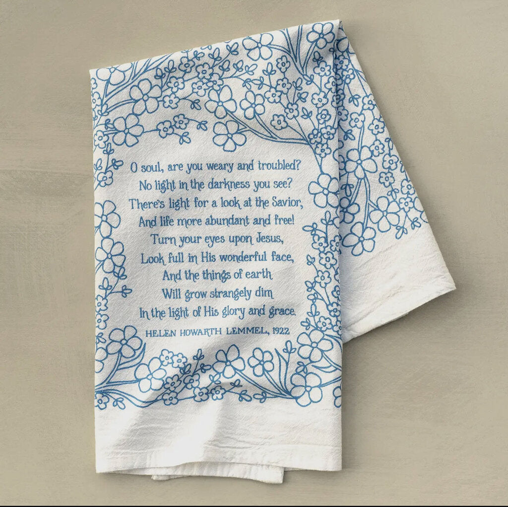 The Blessing Scripture Tea Towel