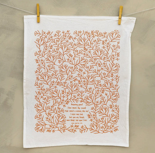 Amazing Grace Tea Towel