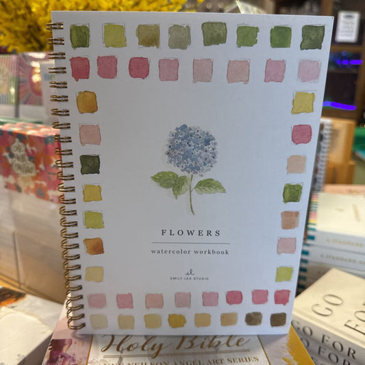 Flowers Watercolor Workbook