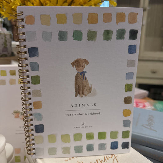 Animals Watercolor Workbook