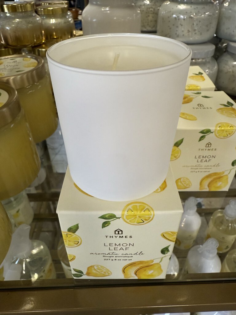 Lemon Leaf Poured Candle