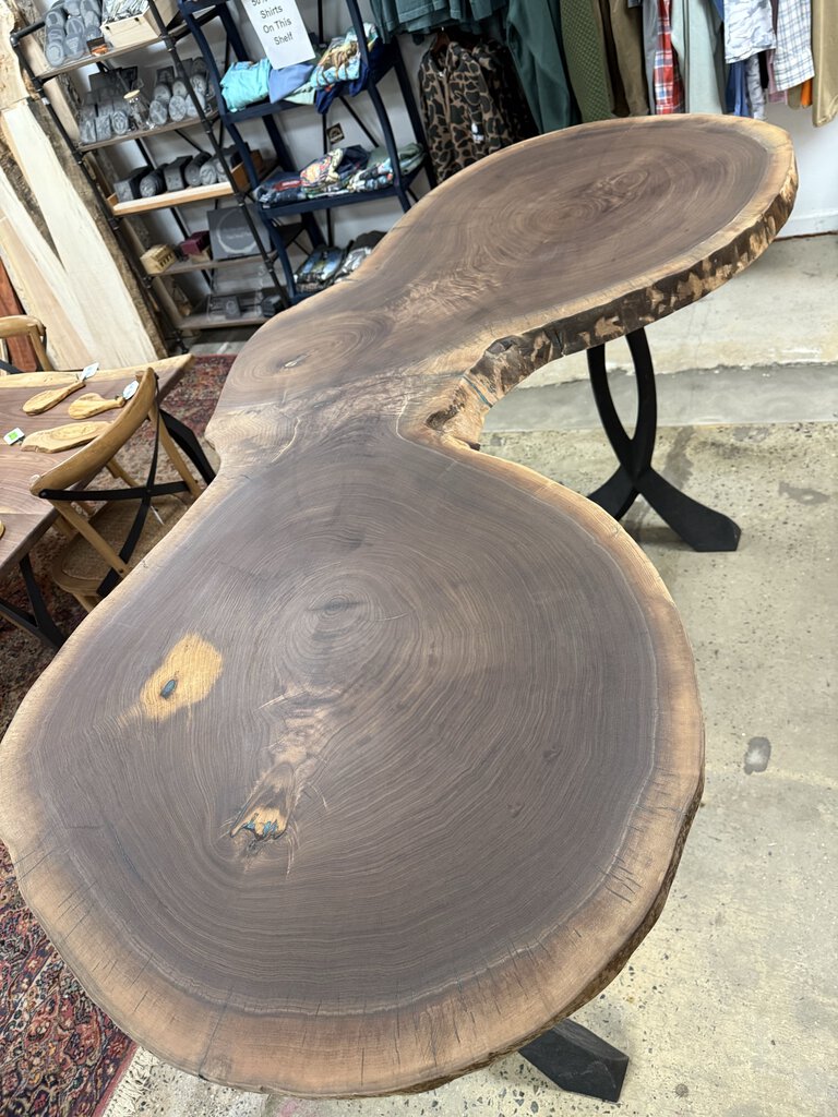 Triple Knot Black Walnut Standing Bar/Desk