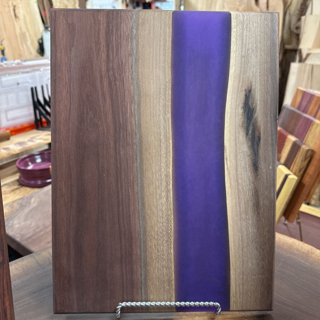 Black Walnut Cutting Board (w/ Purple)