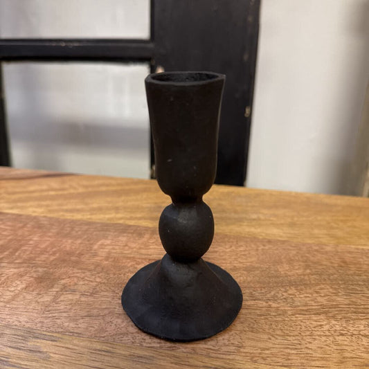 Small Black Candle Holder